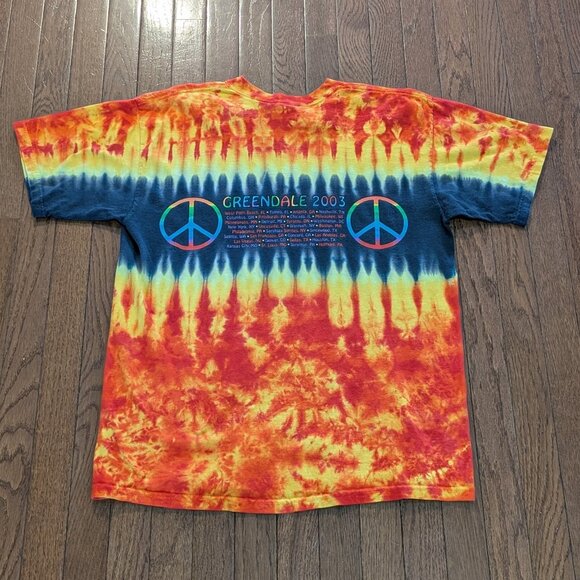 2003 Neil Young Greendale Tie Dye Shirt - Size L - Picture 3 of 3